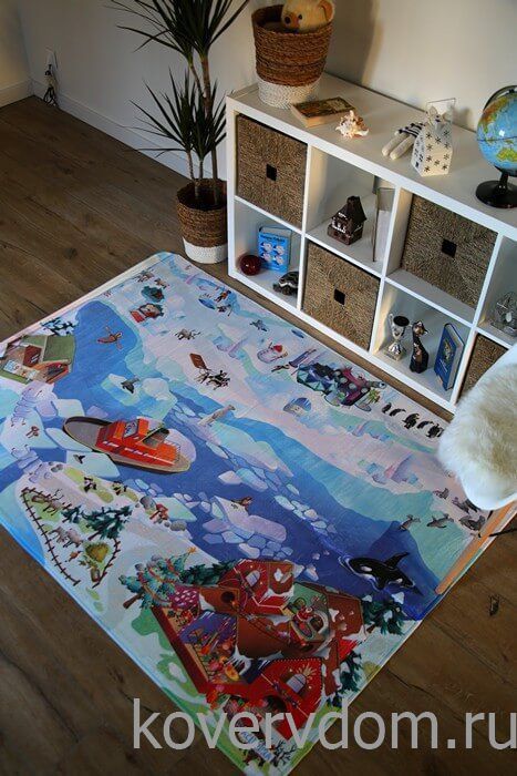 Детский развивающий 3D ковер АРКТИКА 86025